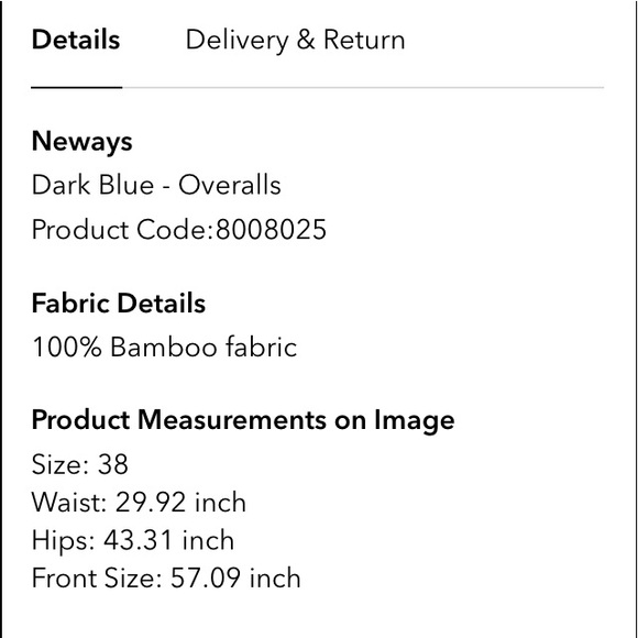 NWT Overalls Wide Leg Deep Pockets US Size 12 - Picture 6 of 8